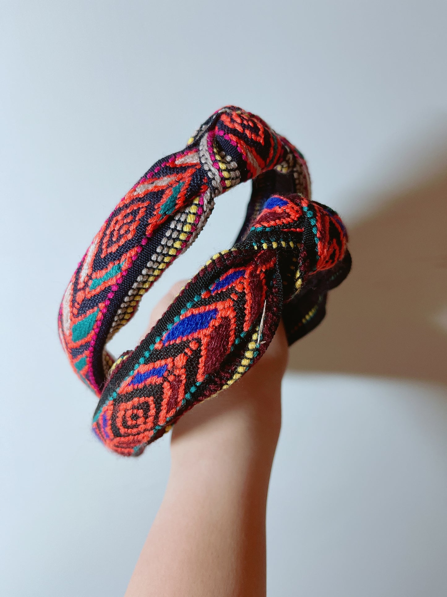 韓式成人髮箍- 彩色民族髮箍 (款二)