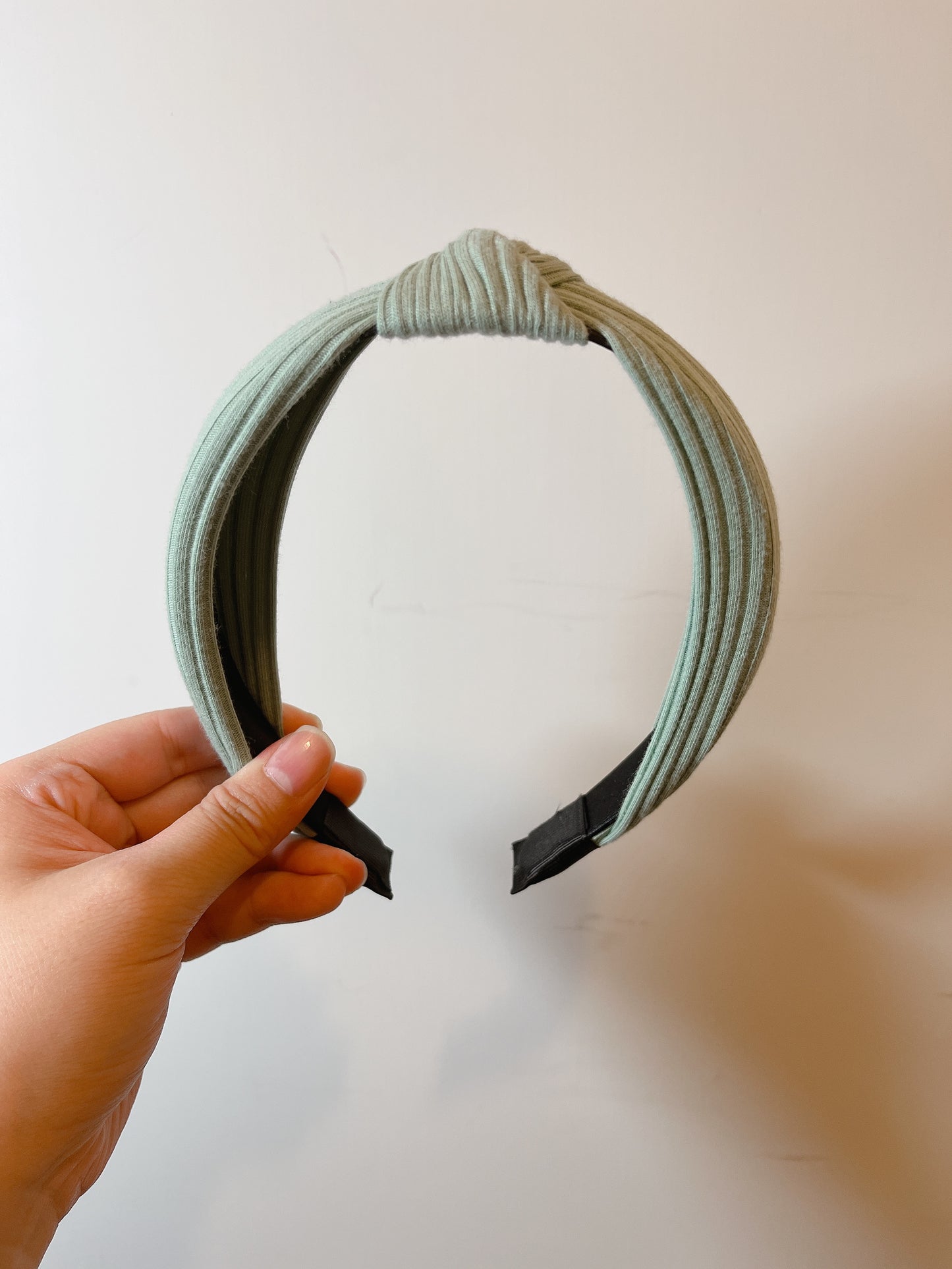 韓式人工髮箍- 淨色髮箍 (青綠色)