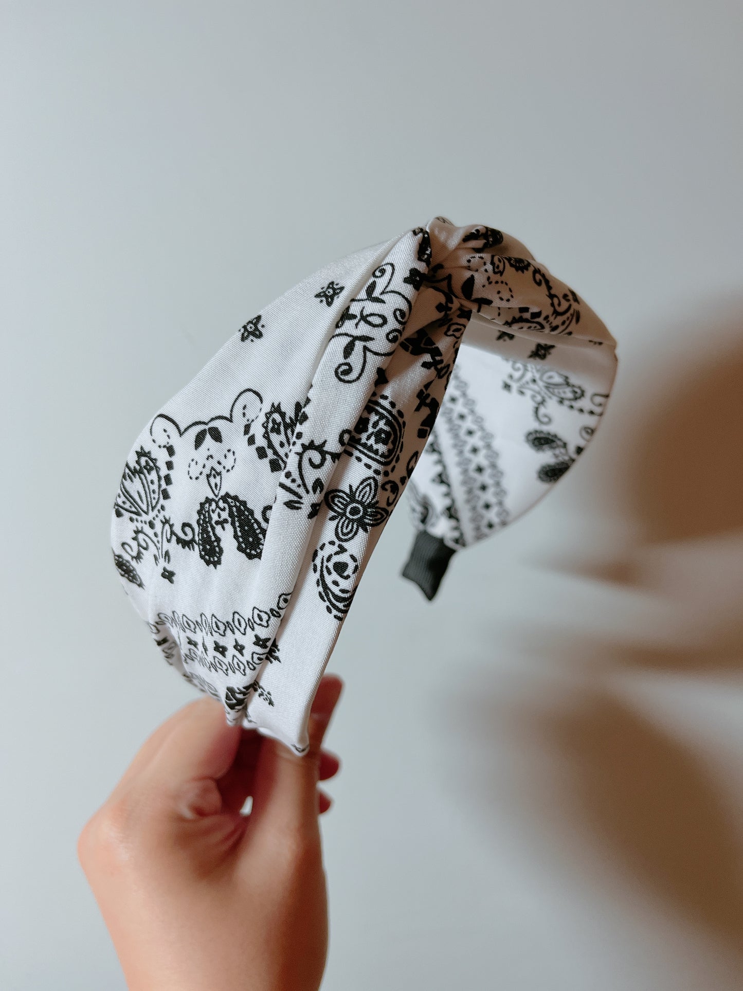 韓式人工髮箍- 白色民族髮箍