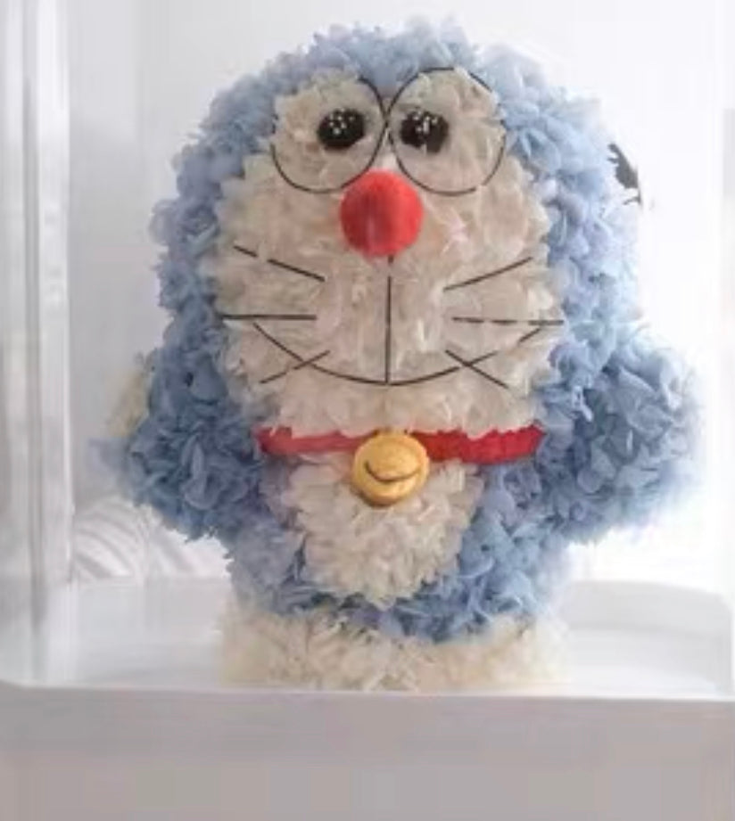 哆啦A夢 繡球永生花