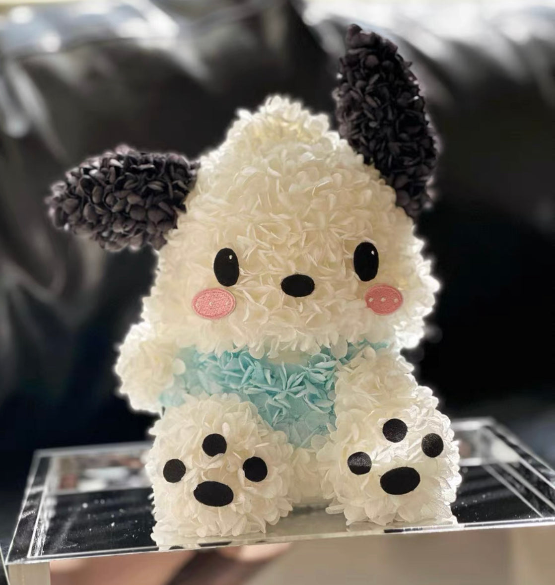 Pochacco(PC狗) 繡球永生花