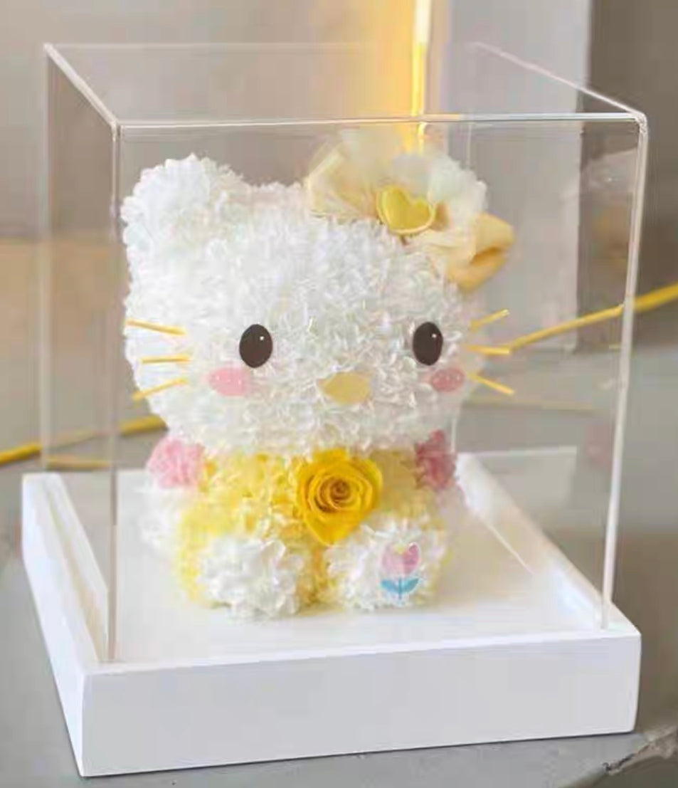Hello Kitty 繡球永生花