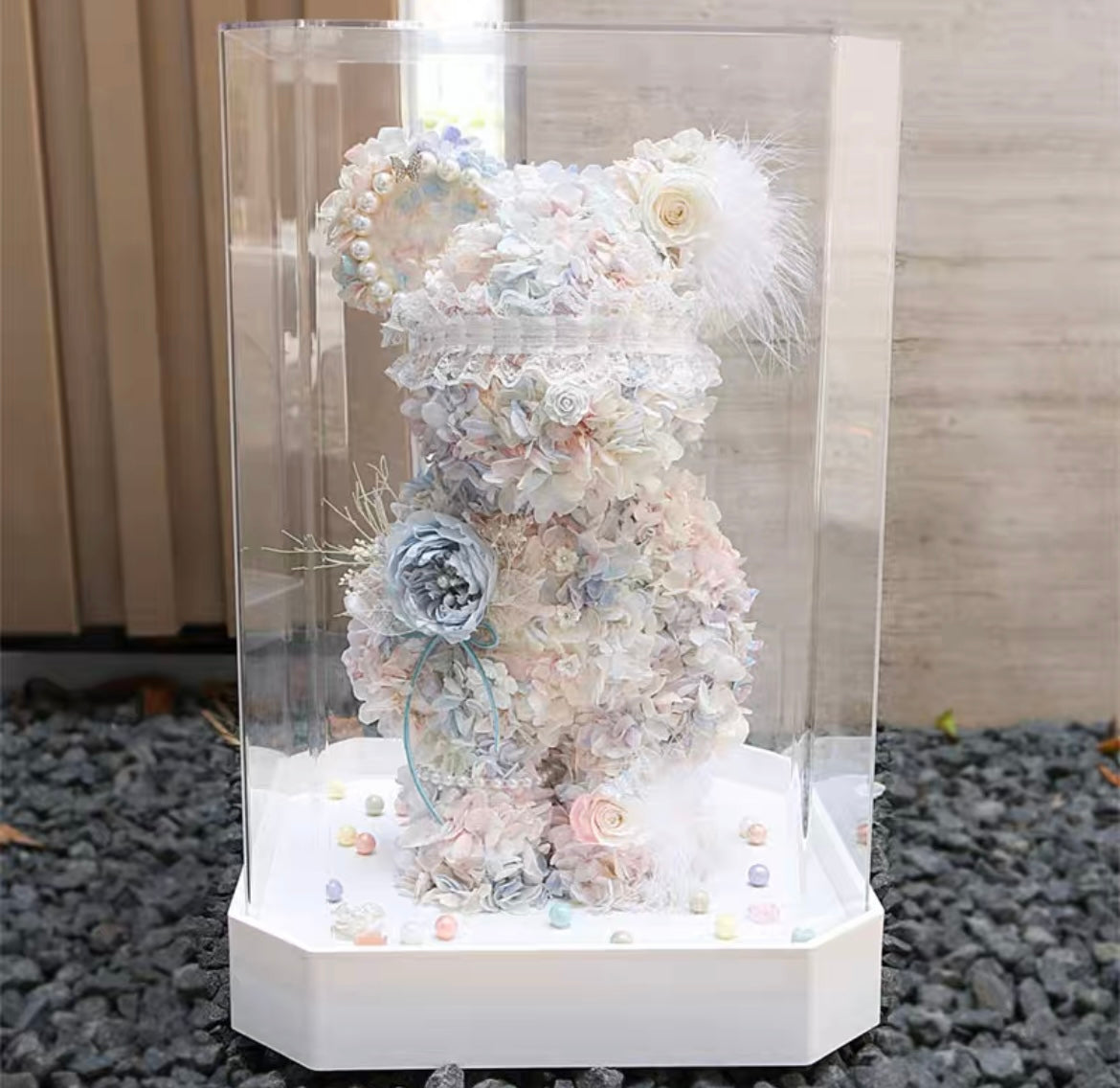 BearBrick繡球永生花 - 幻變彩