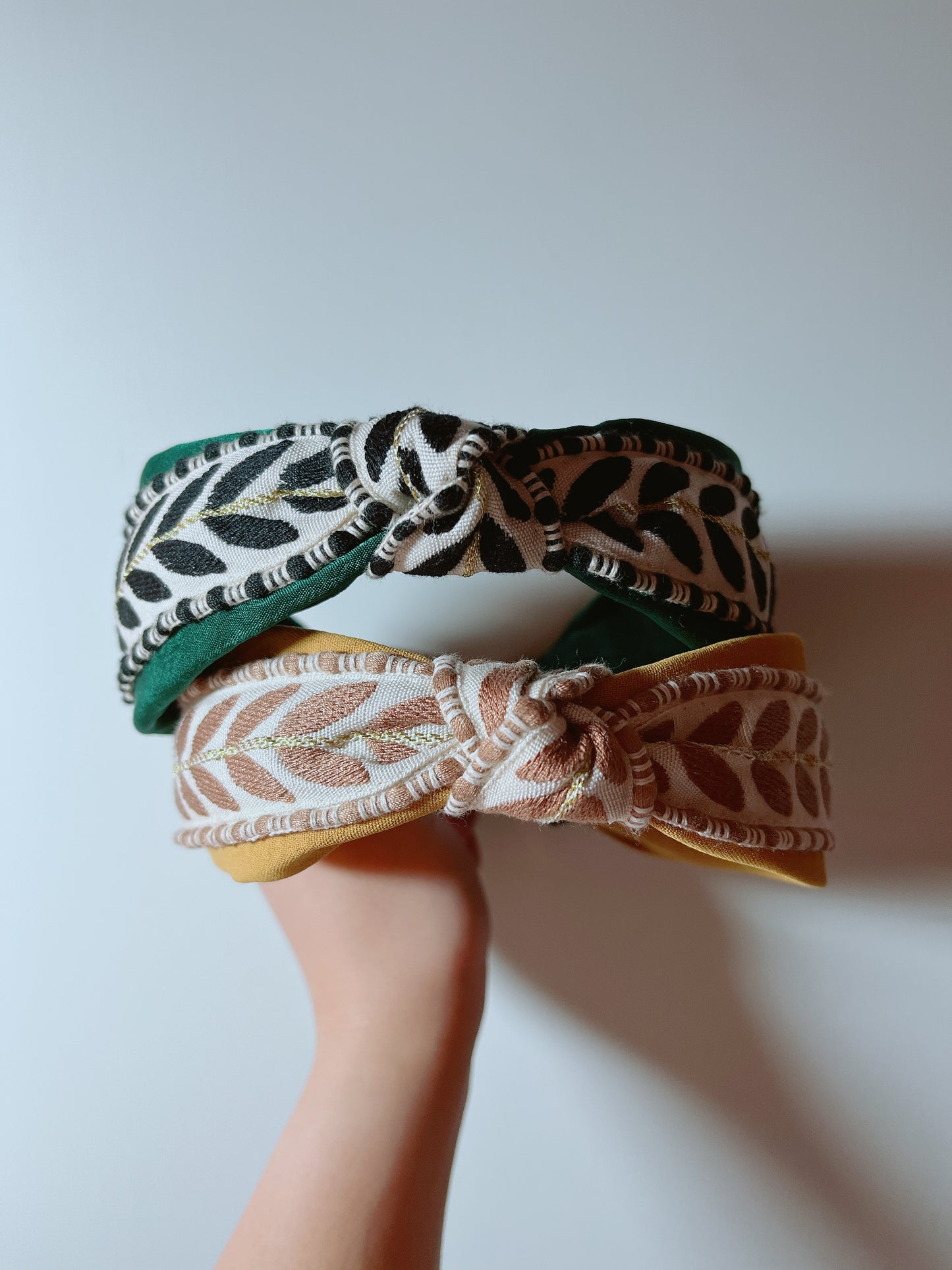 韓式人工髮箍 - 黃色樹葉髮箍