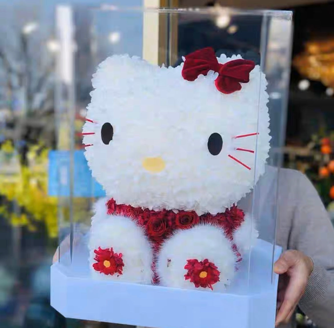 Hello Kitty 繡球永生花