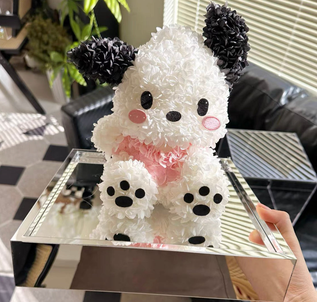 Pochacco(PC狗) 繡球永生花
