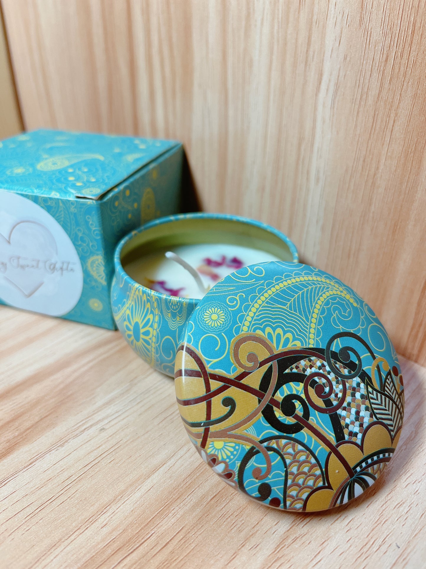 手作香薰蠟燭😚小蒼蘭