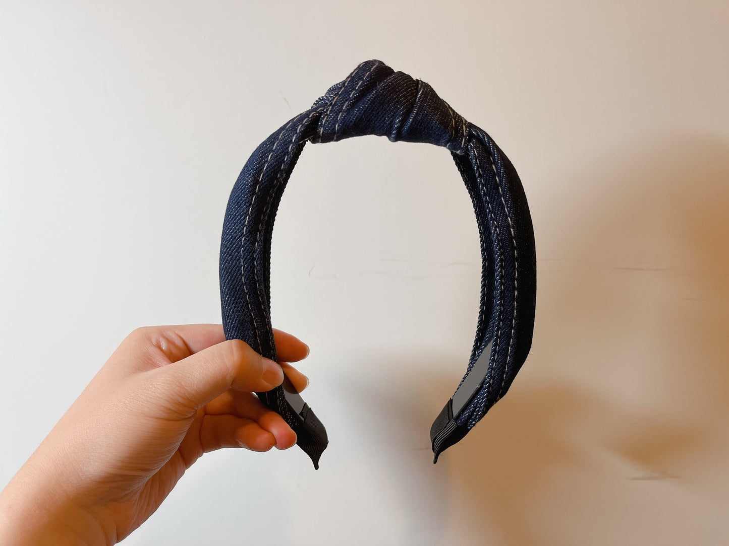 韓式人工髮箍- 深色牛仔布髮箍