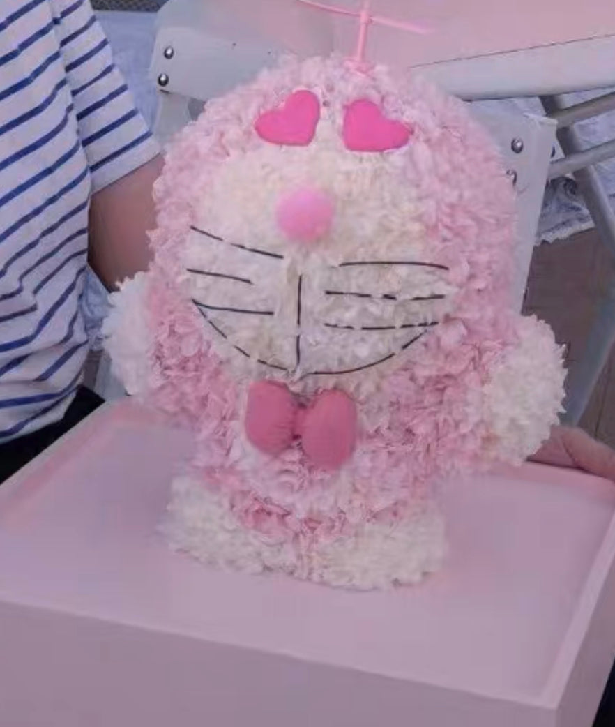 哆啦A夢 繡球永生花