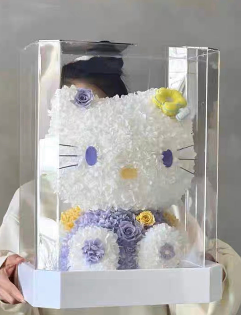 Hello Kitty 繡球永生花