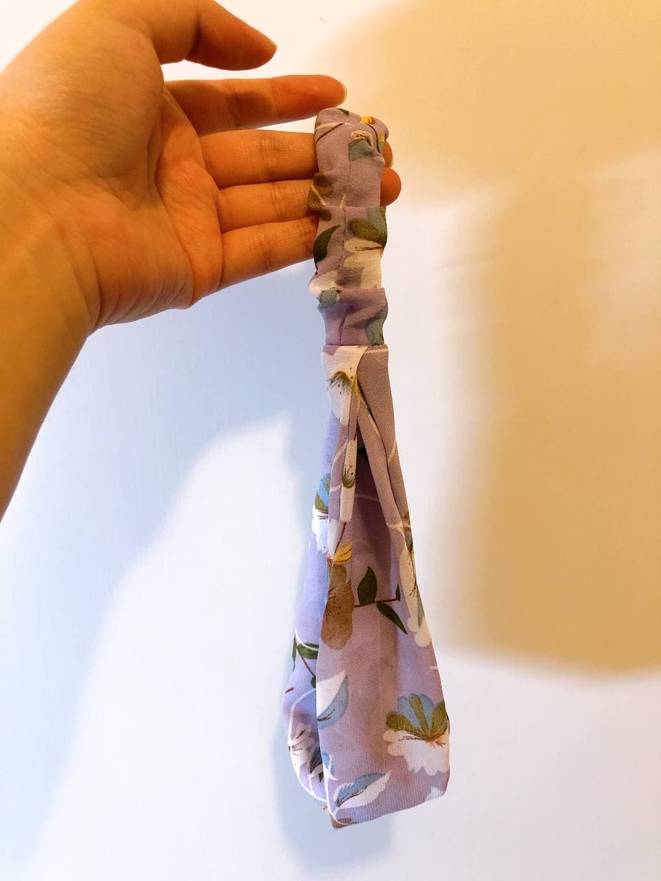 韓式人工髮帶 - 紫色小花花