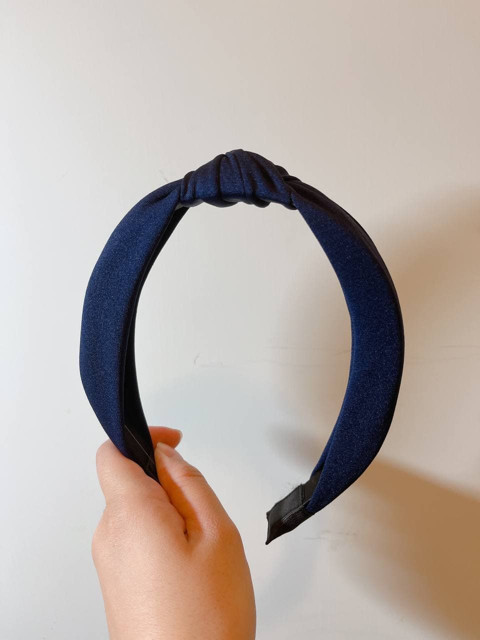 韓式人工髮箍- 淨色髮箍 (深藍色)