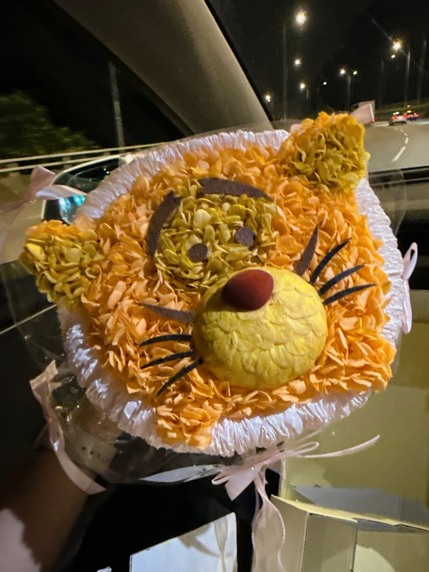 跳跳虎 繡球永生花花束