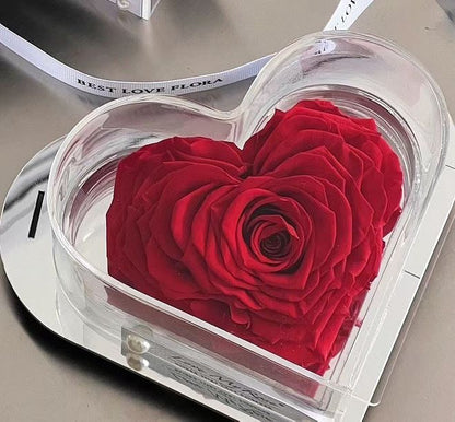 單支玫瑰永生花小禮盒