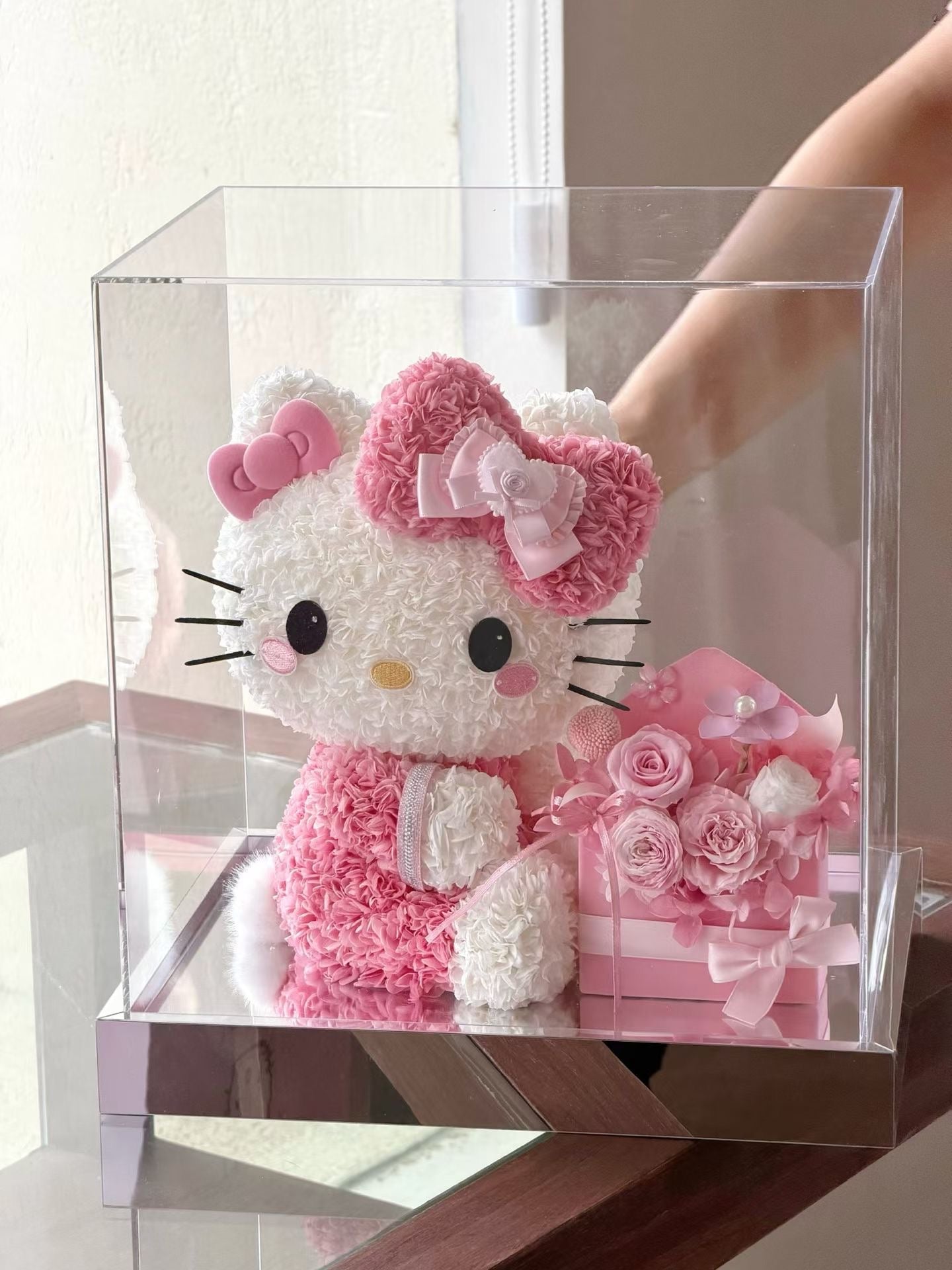 Hello Kitty 繡球永生花