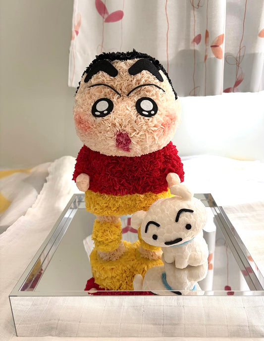 蠟筆小新 繡球永生花