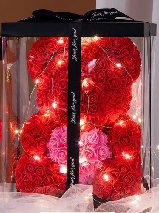 玫瑰熊香皂花禮盒 (多款）