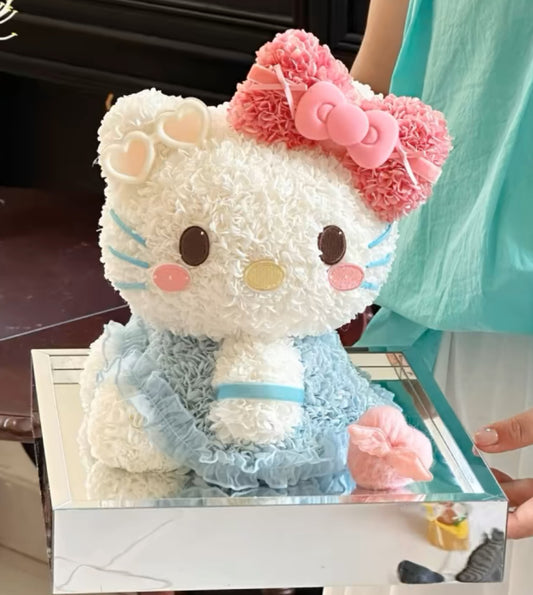 Hello Kitty 繡球永生花