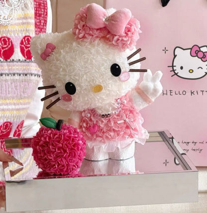 Hello Kitty 繡球永生花 (2色）