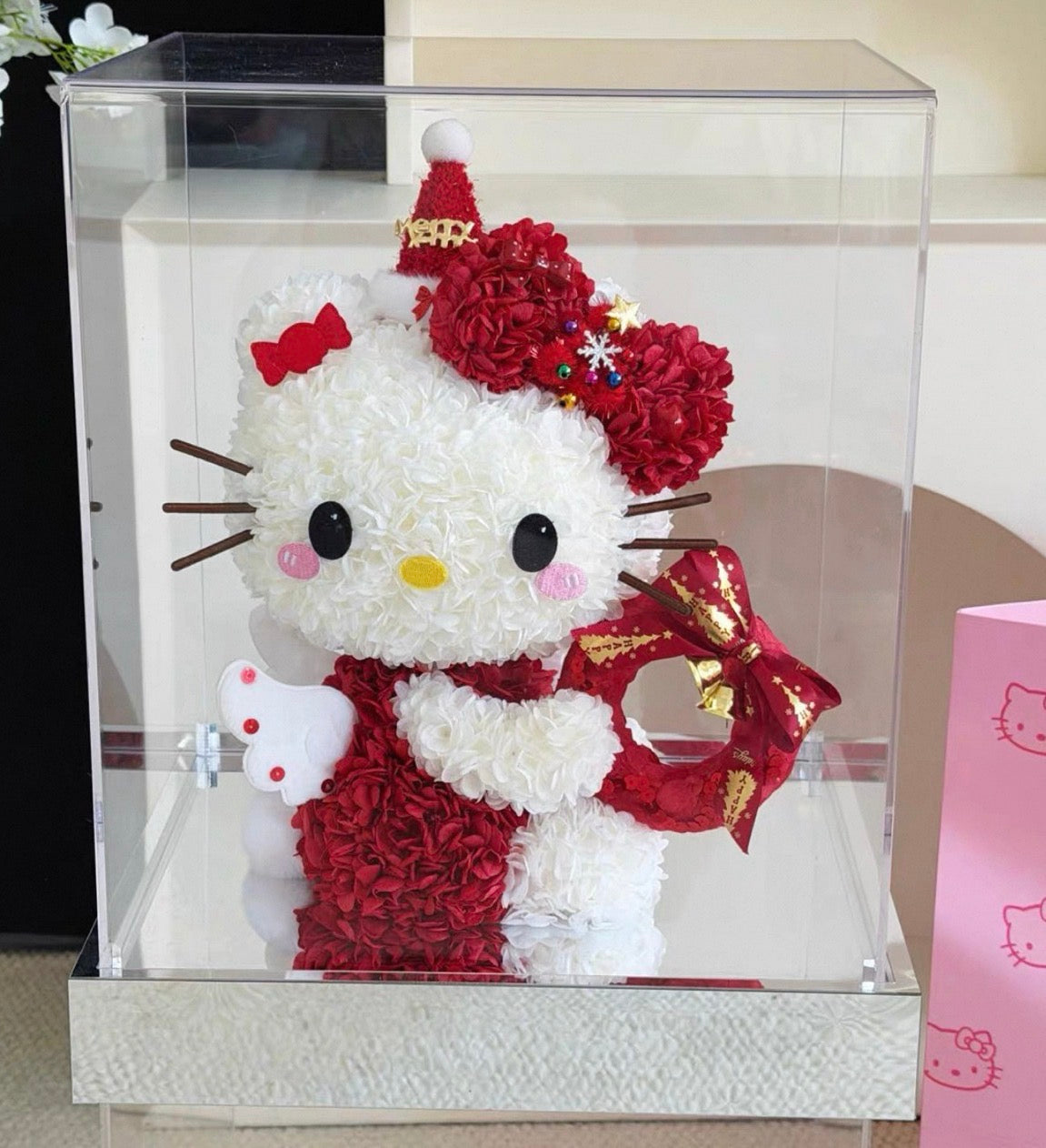 Hello Kitty 繡球永生花