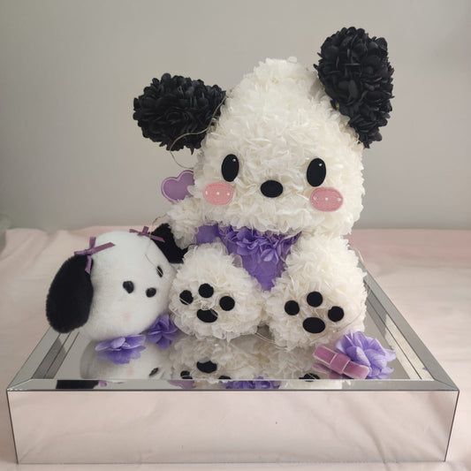Pochacco(PC狗) 繡球永生花