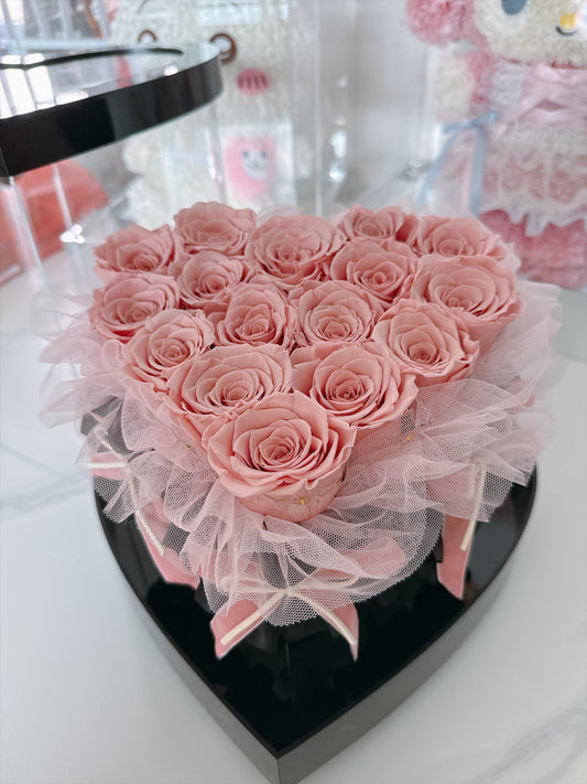 玫瑰永生花盒 (16朵）