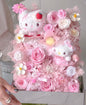Hello Kitty 繡球永生花 (不包公仔-可代購買)