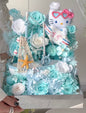 Hello Kitty 繡球永生花 (不包公仔-可代購買)