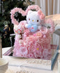 Hello Kitty 繡球永生花 (不包公仔-可代購買)