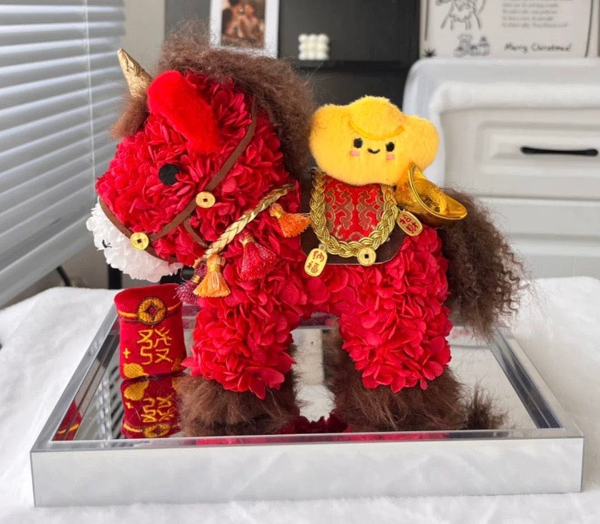 獨角獸繡球永生花