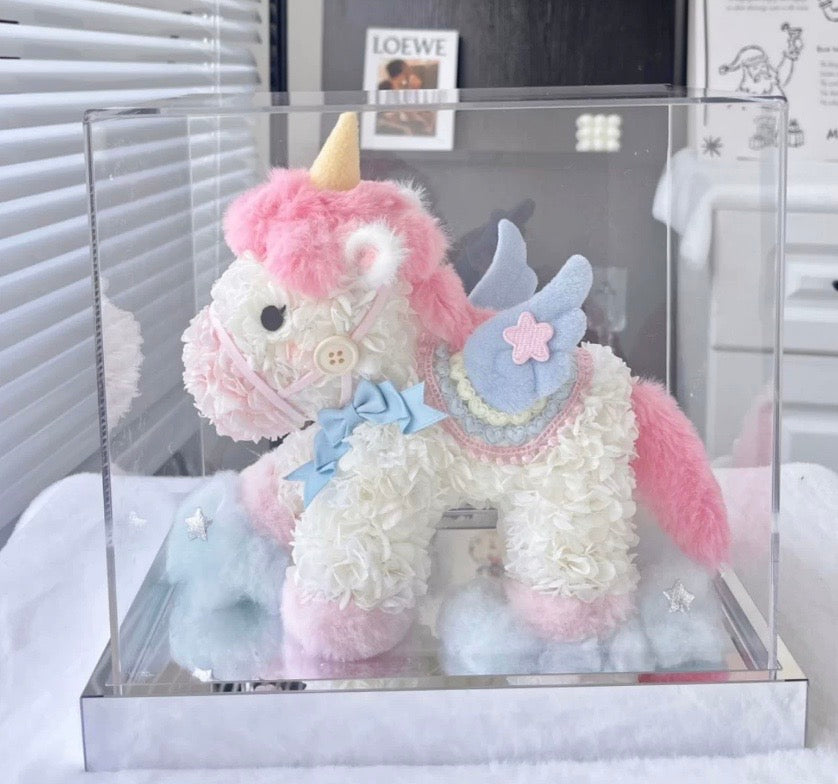 獨角獸繡球永生花