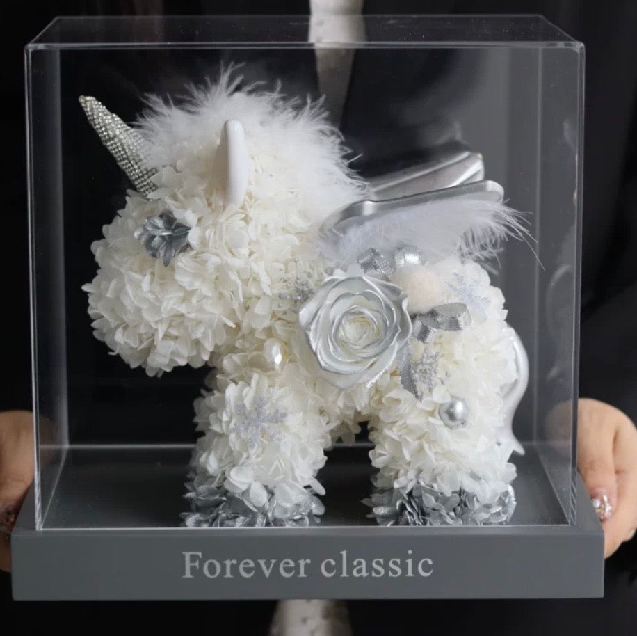 獨角獸繡球永生花