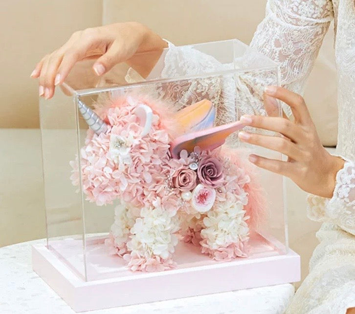 獨角獸繡球永生花