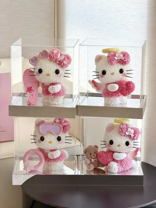 Hello Kitty 繡球永生花