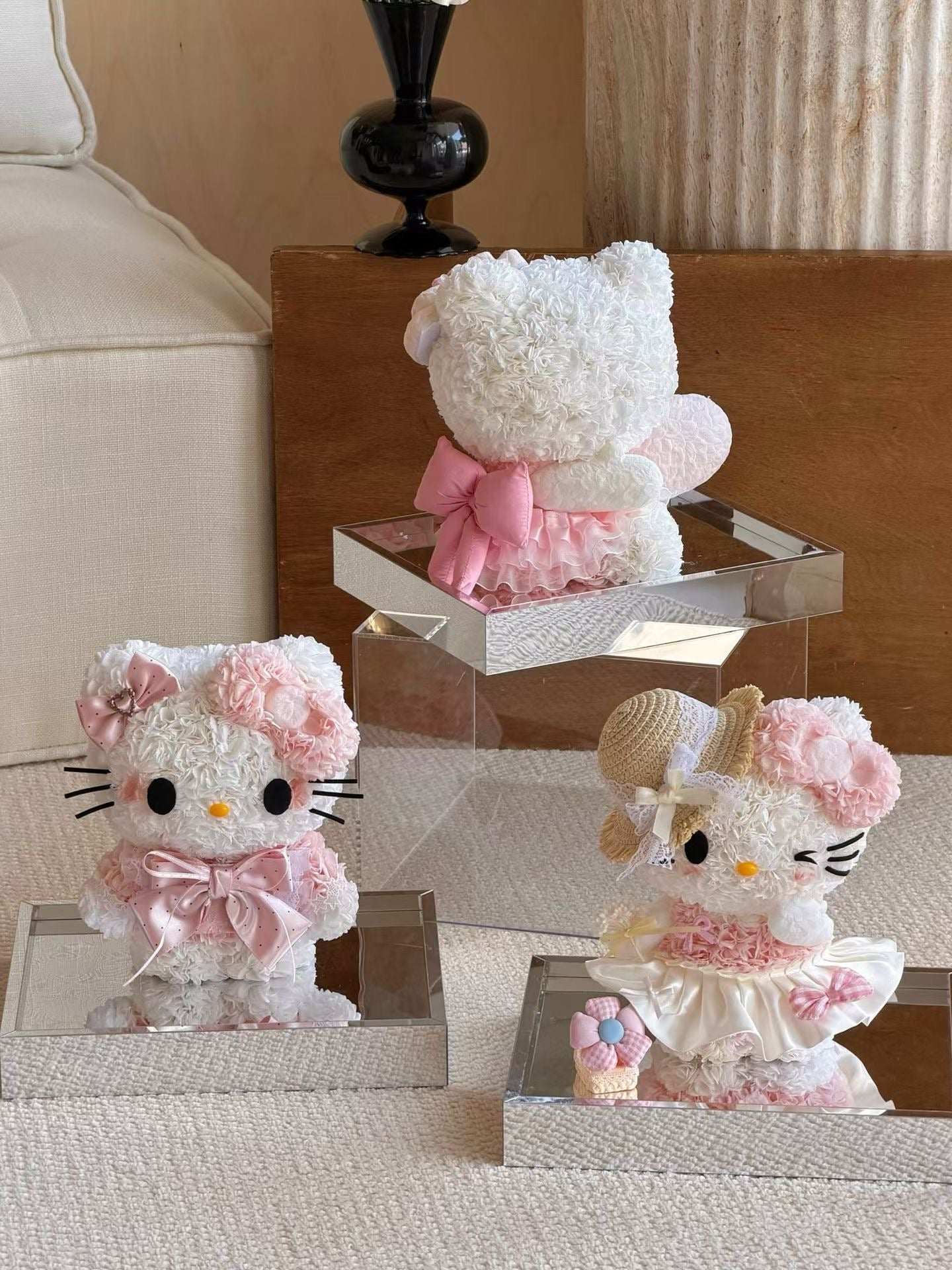 Hello Kitty 繡球永生花