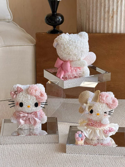 Hello Kitty 繡球永生花