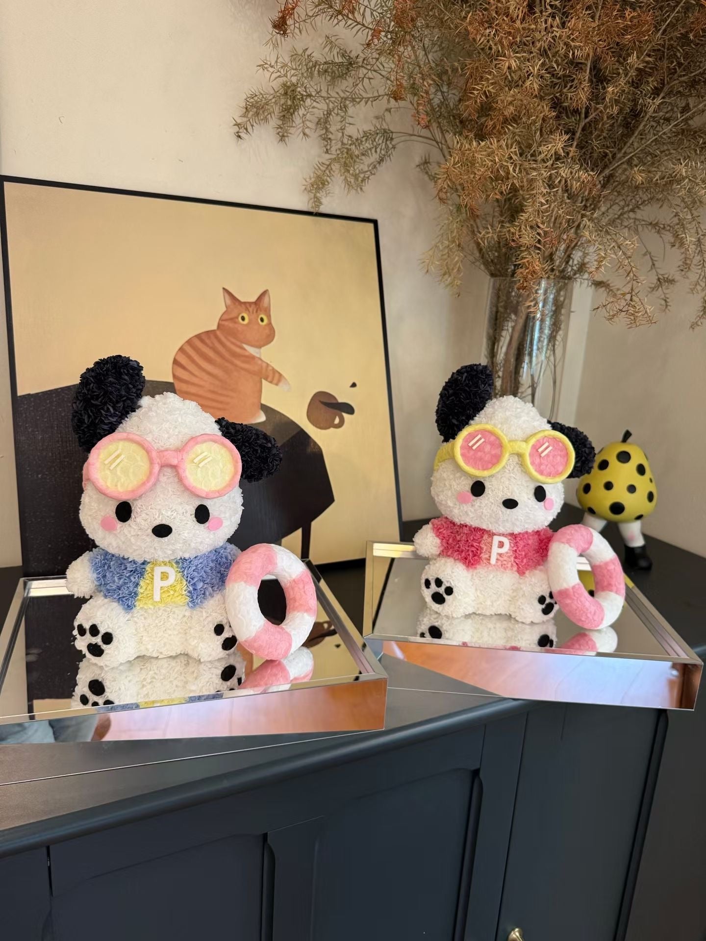 Pochacco(PC狗) 繡球永生花