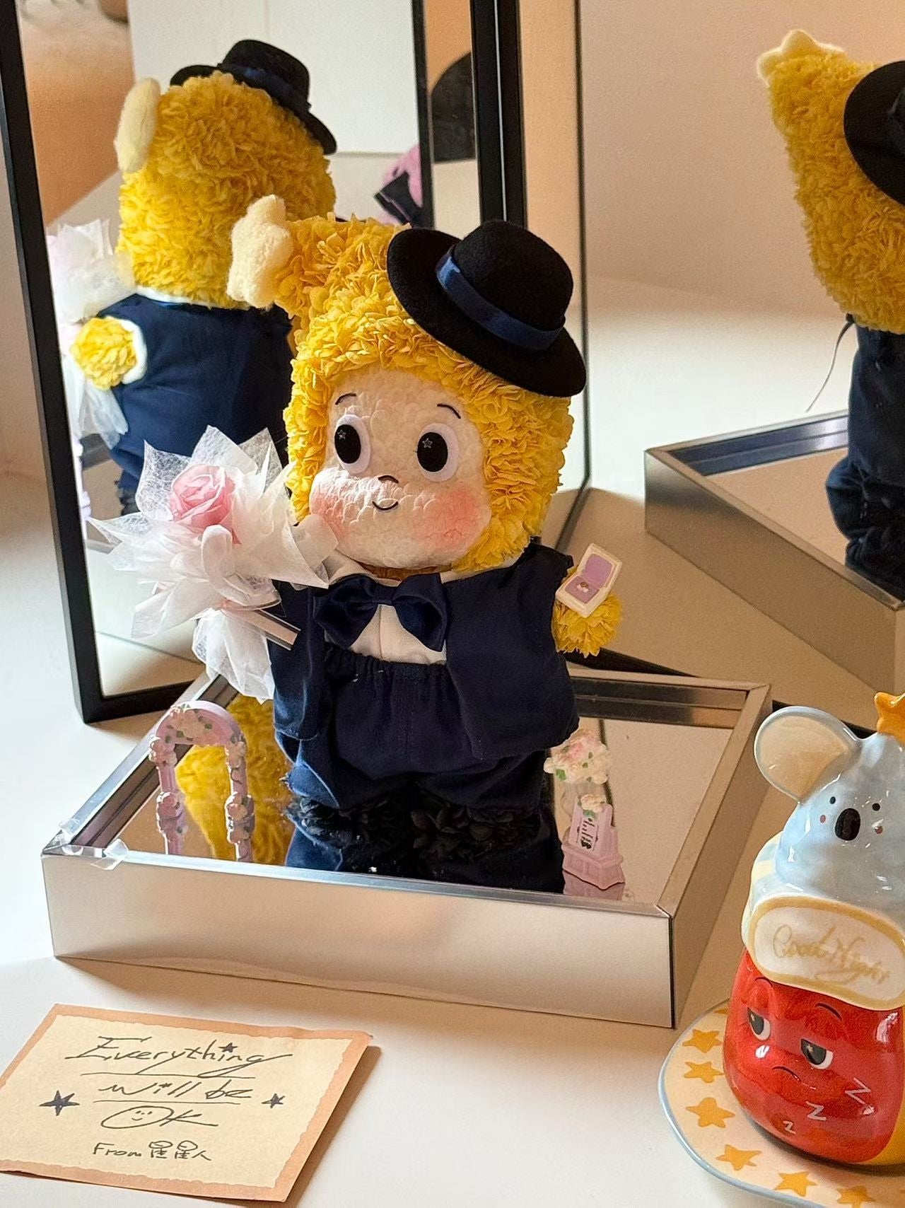 星星人 繡球永生花