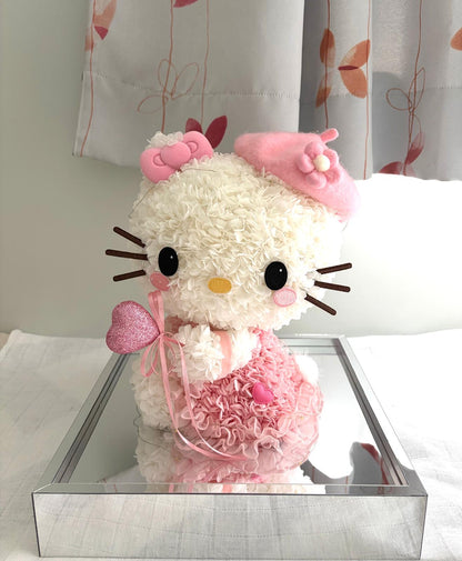 Hello Kitty 繡球永生花