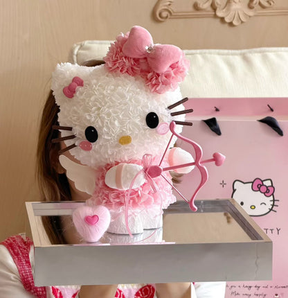 Hello Kitty 繡球永生花