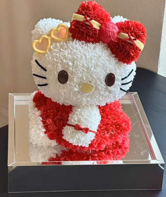 Hello Kitty 繡球永生花