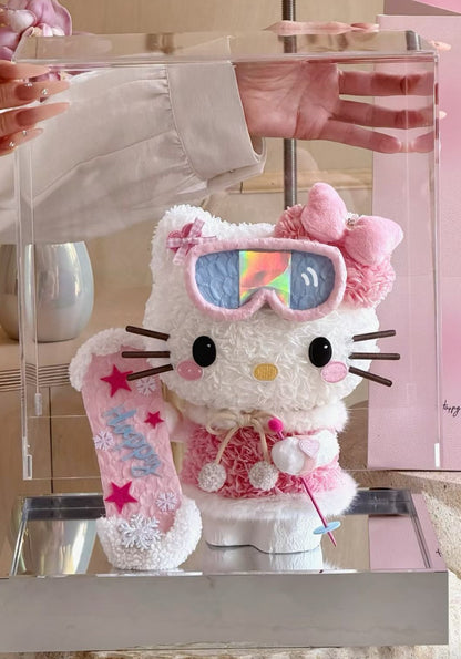Hello Kitty 繡球永生花