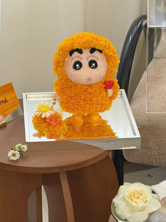 蠟筆小新 繡球永生花