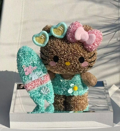 Hello Kitty 繡球永生花
