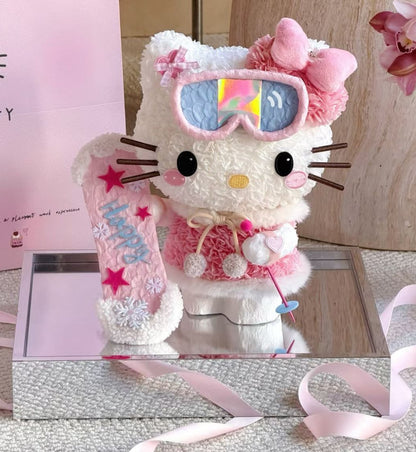 Hello Kitty 繡球永生花