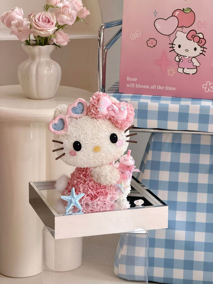 Hello Kitty 繡球永生花