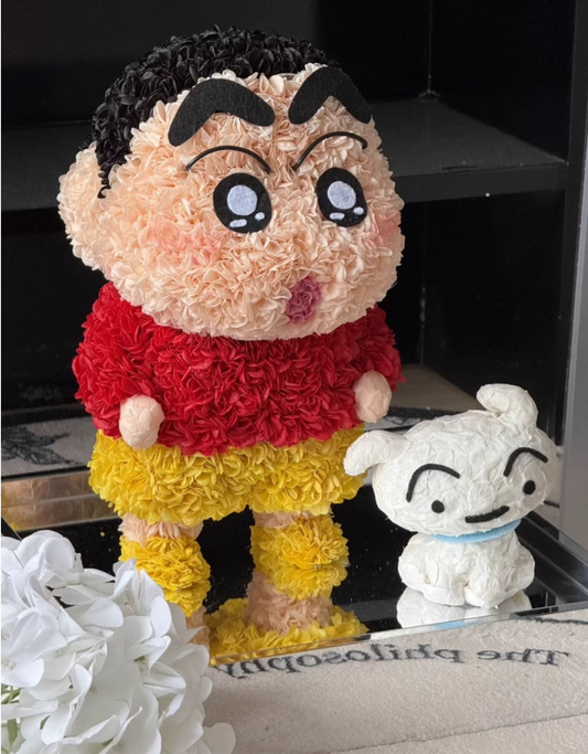 蠟筆小新 繡球永生花