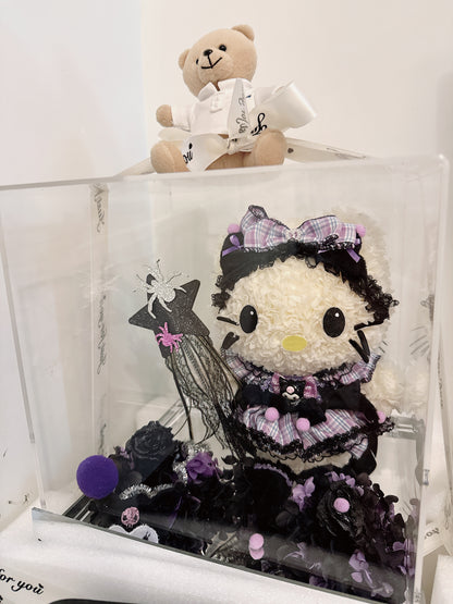 Hello Kitty 繡球永生花