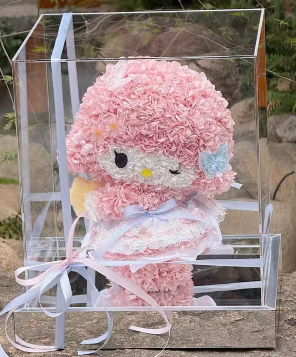 Piano 繡球永生花