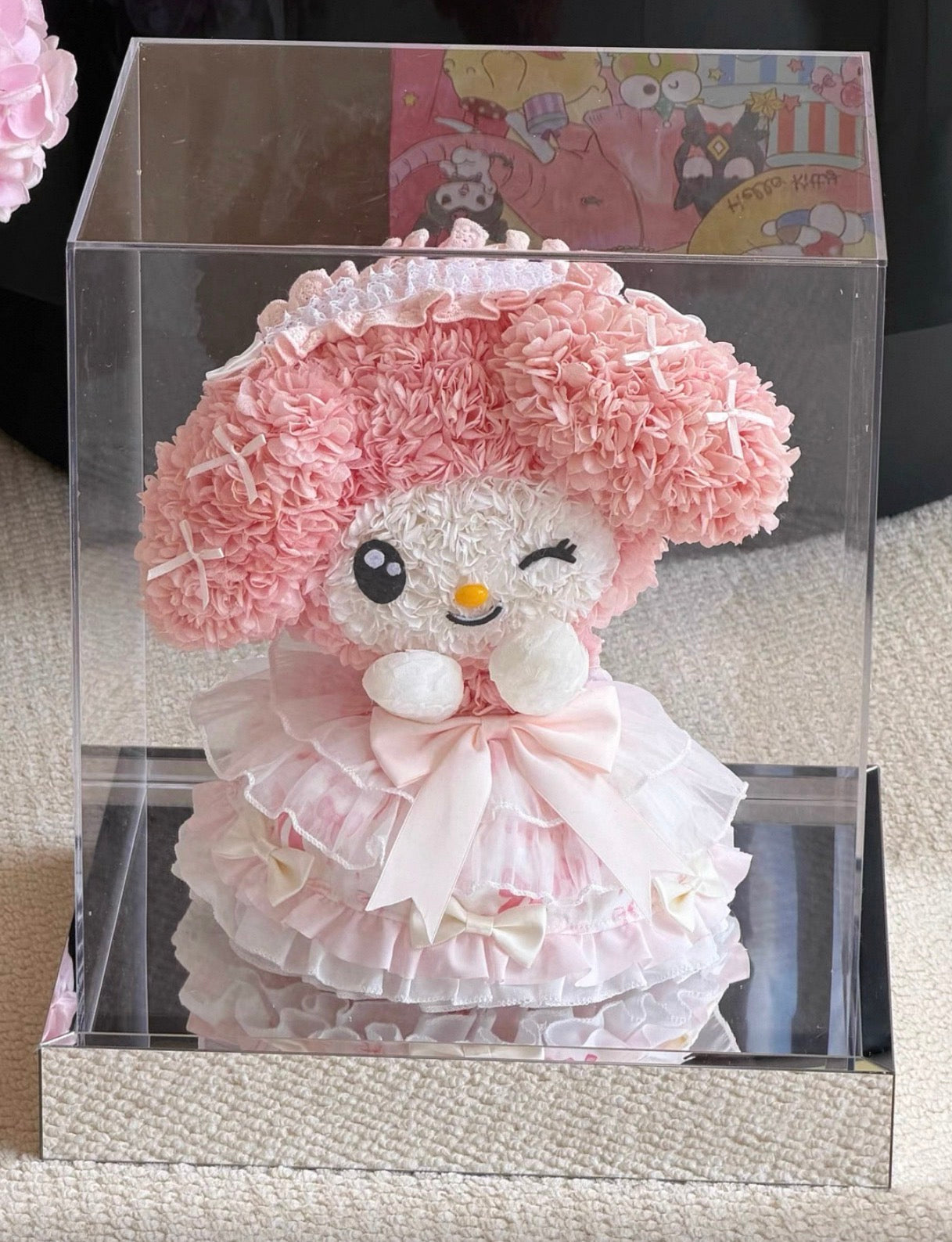 My Melody 繡球永生花